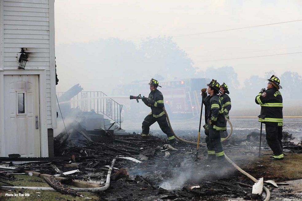 Historic Church In Beecher (IL) Consumed by Fire Fire Engineering Firefighter Training and