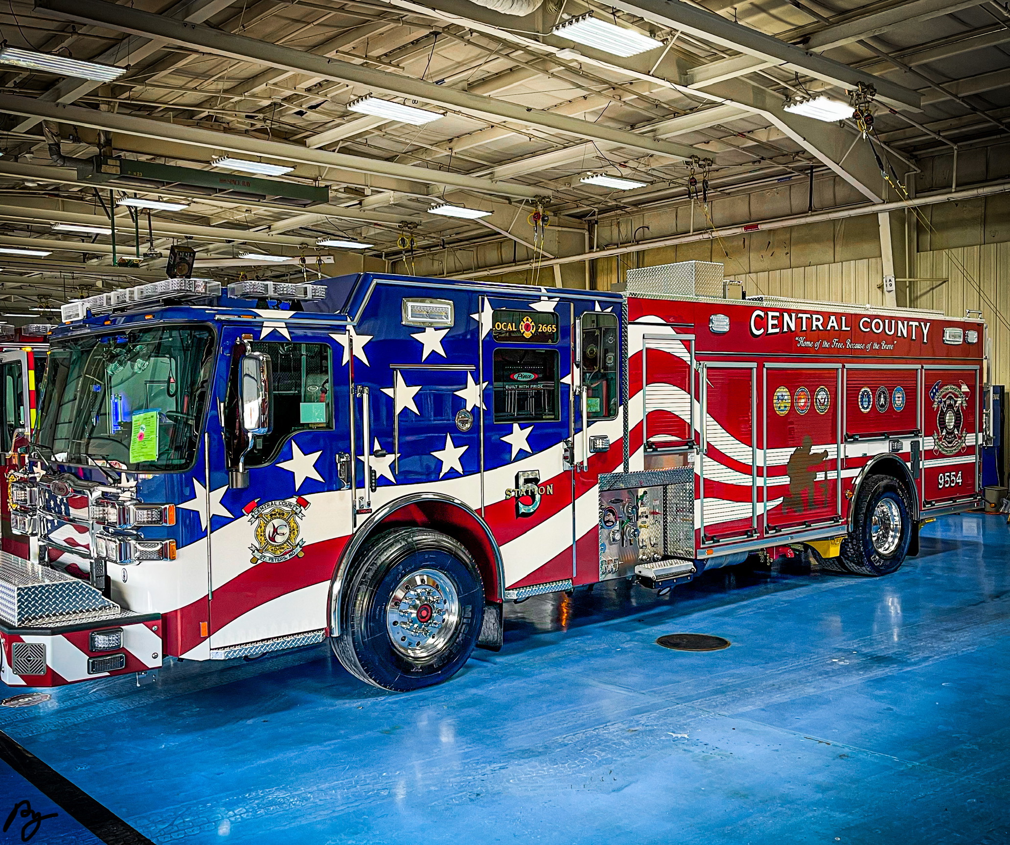 Central County (MO) Fire & Rescue Dedicates New Fire Truck in Honor of