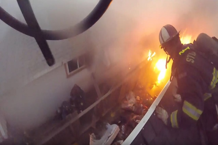 Stockton House Fire with Exposure FirefighterNation Fire Rescue