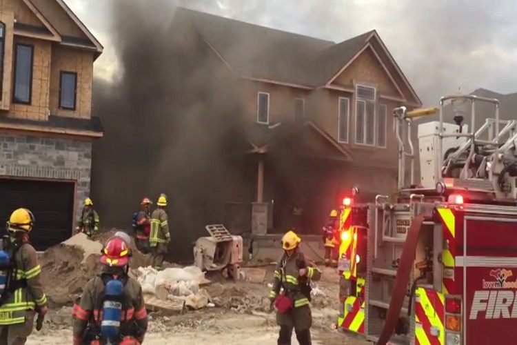 Firefighting Ontario House Fire FirefighterNation Fire Rescue