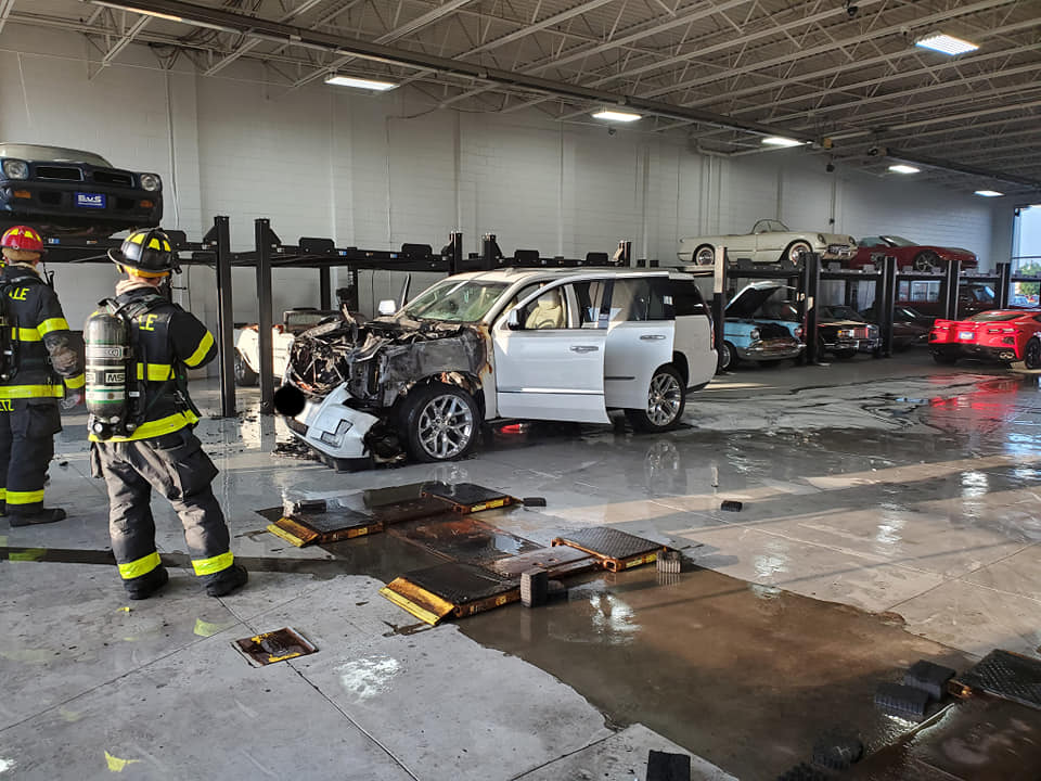 Saukville, WI, Firefighter Taken to Hospital Following Car Dealership
