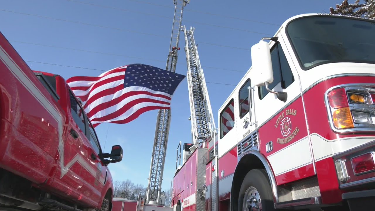 Upsala (MN) Mourns Passing of Fire Captain from COVID19, Flags at Half