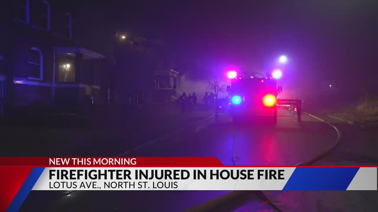 Firefighter Injured in North St. Louis (MO) House Fire FirefighterNation Fire Rescue