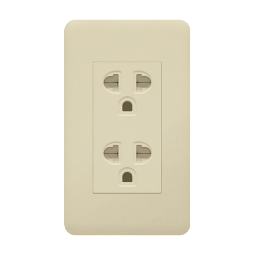 Duplex Universal Outlet with Ground - Firefly Electric and Lighting