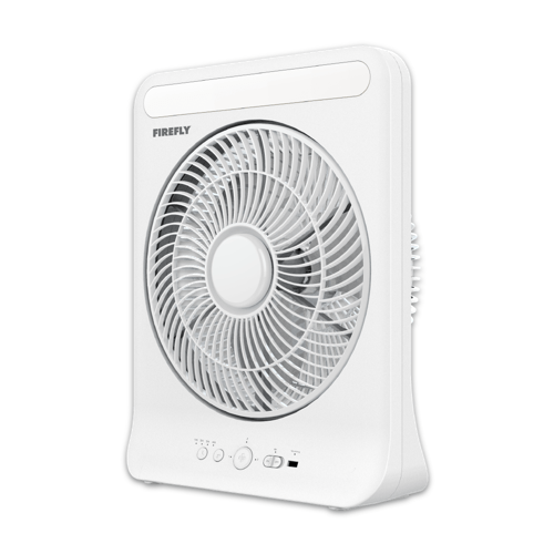 Firefly Rechargeable 12" 3Speed Fan with Night Light Firefly