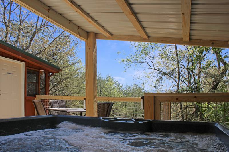 Pigeon One Bedroom Plus Loft Cabin Rental Pool Table Foosball