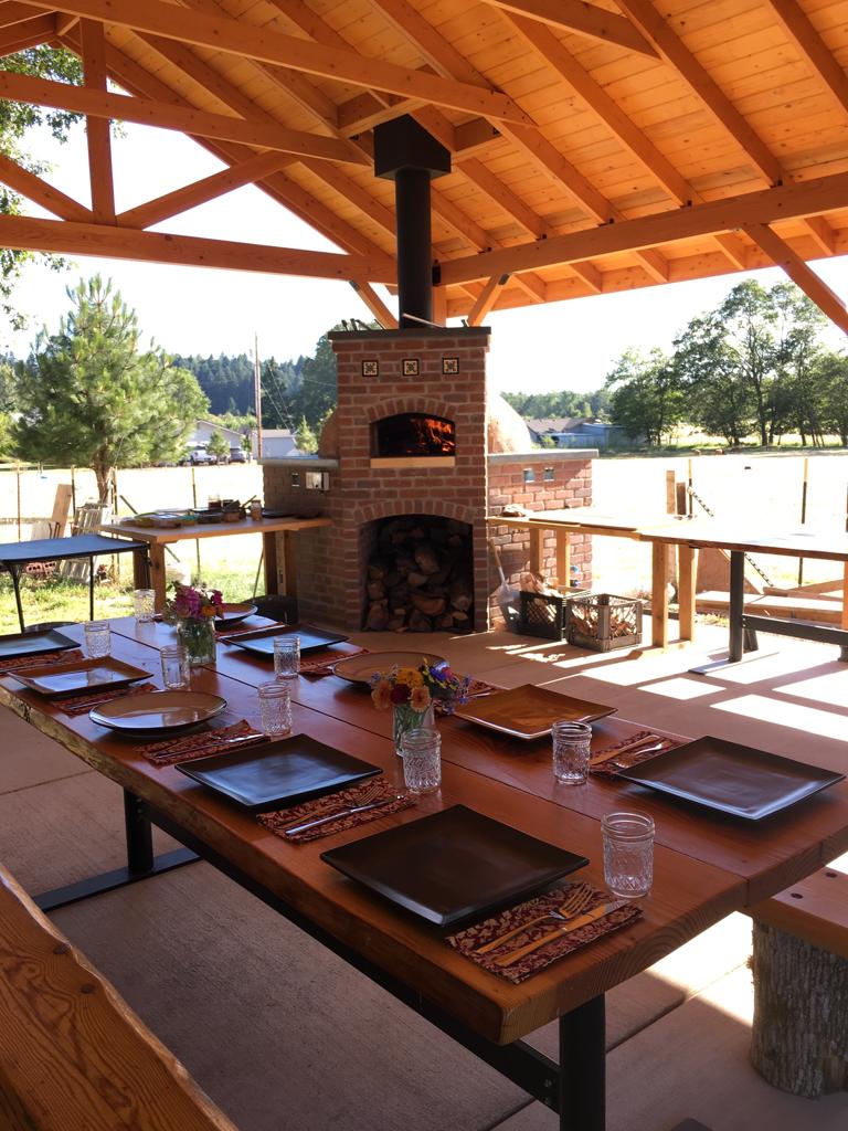 Long Table Farm Outdoor Kitchen Firespeaking