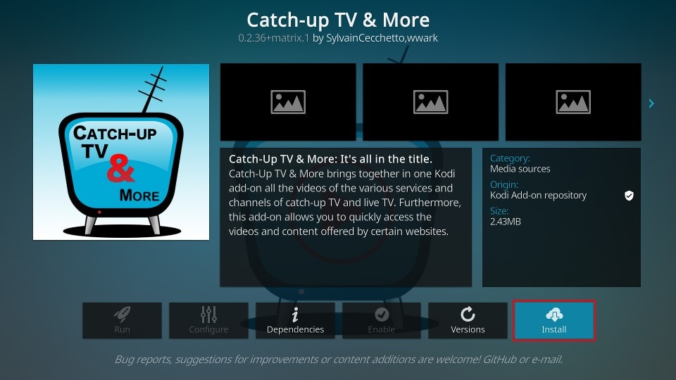 How to Install CatchUp TV & More Kodi Addon Fire Stick Tricks