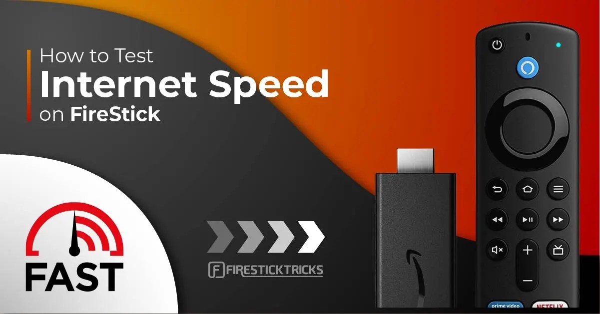 How to Test Speed on Amazon FireStick / Fire TV Cube