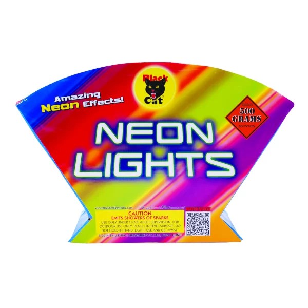 Neon Lights Fountains 500 Gram Firework Mania Superstore