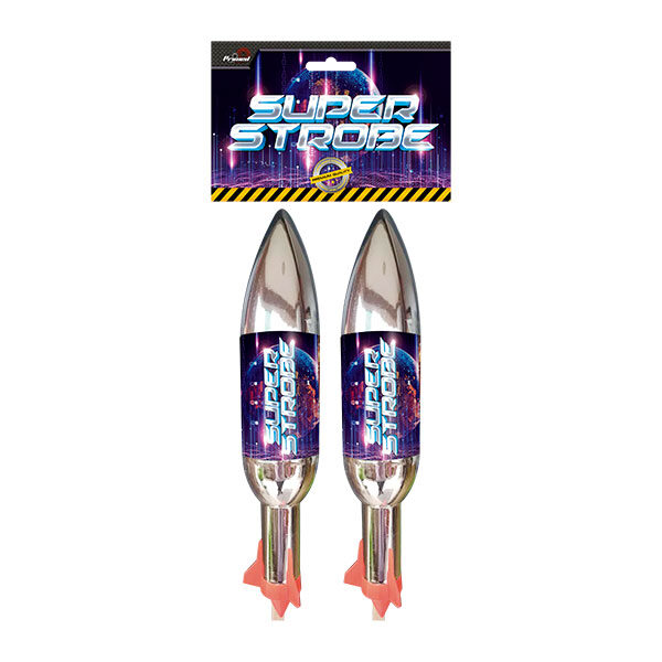 Super Strobe Rockets (Pack of 2) Fireworks Arcade