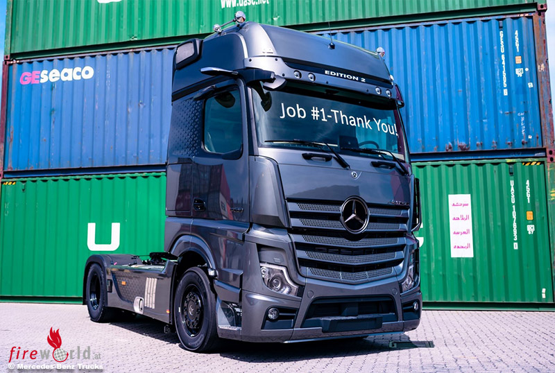 MercedesBenz Actros Edition 2 → Der Erste von 400 Highway Stars ist