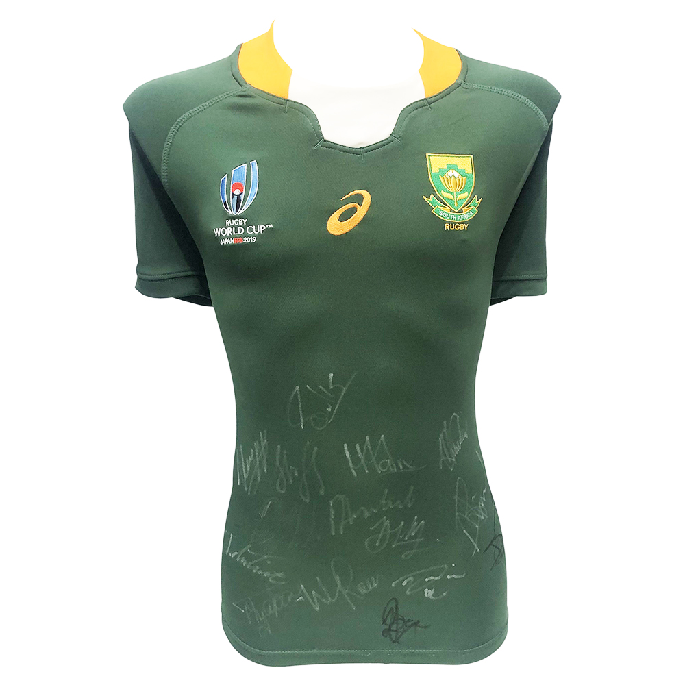 South Africa Springboks Signed Shirt RWC Winners 2019