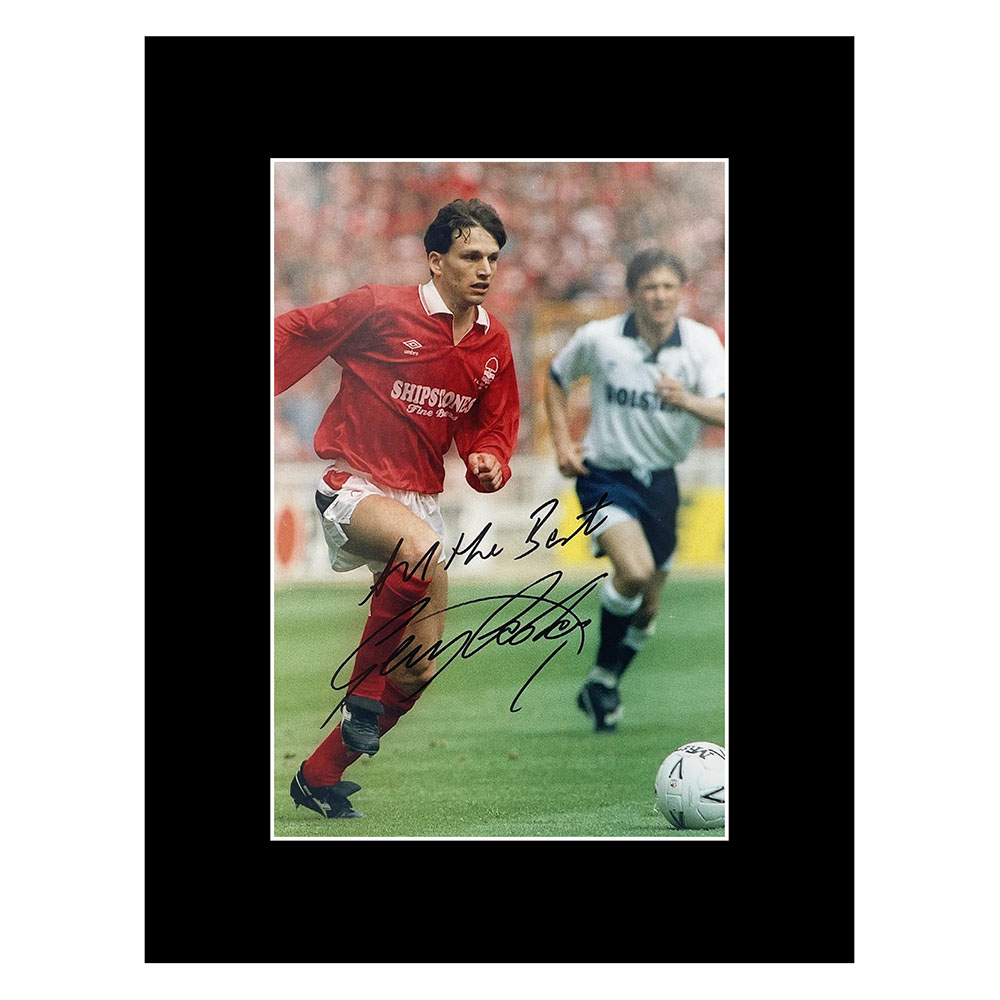 Signed Gary Crosby Photo Display 16x12 Nottingham Forest Memorabilia