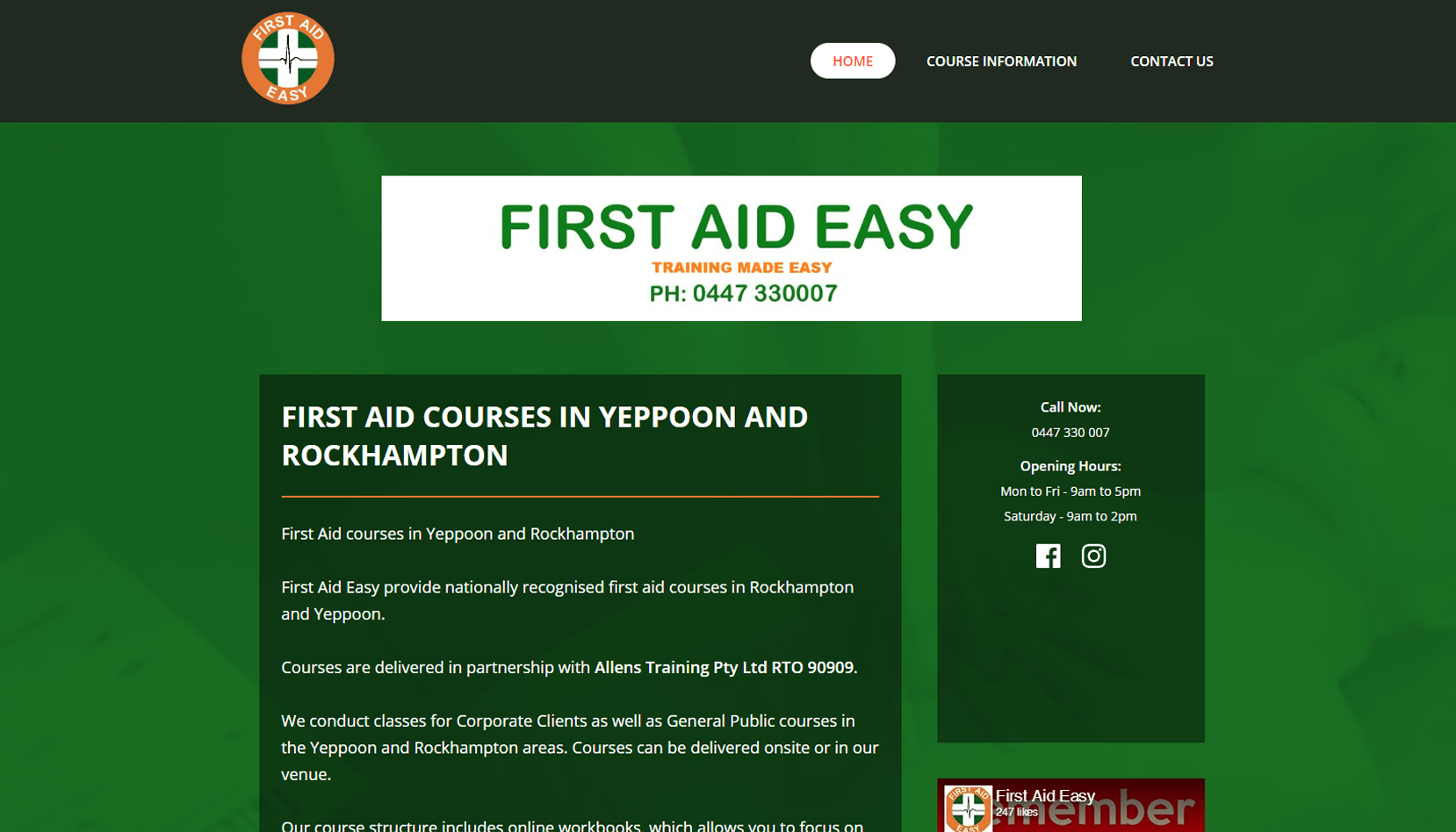 First Aid Training Courses Rockhampton & Yeppoon First Aid Easy