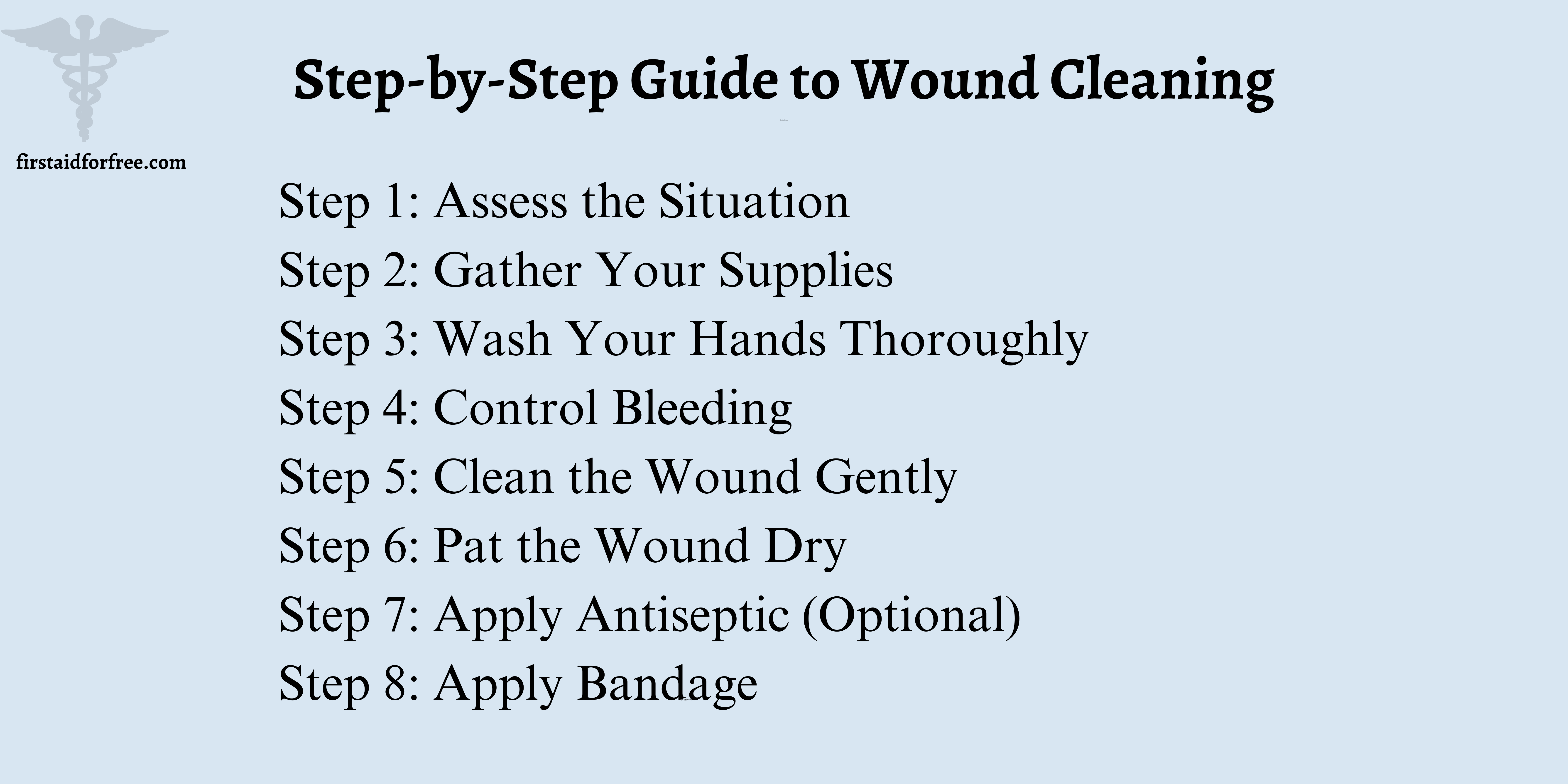 First Aid Wound Cleaning 3 Essential Tips First Aid for Free