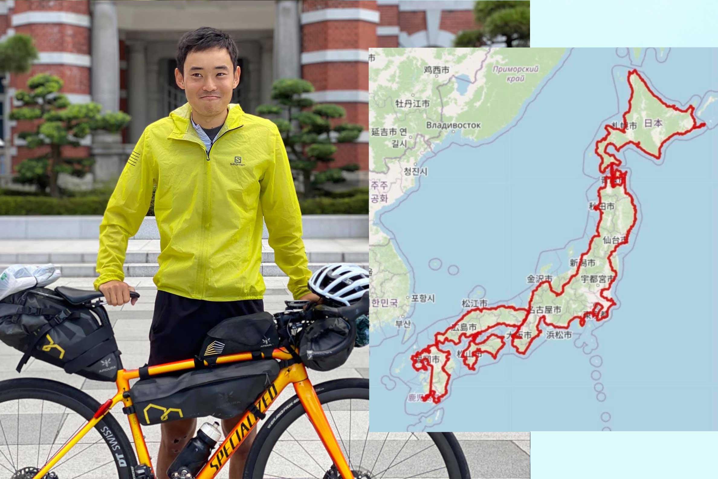 This guy literally biked around Japan for 4.5 months First Bike Ride
