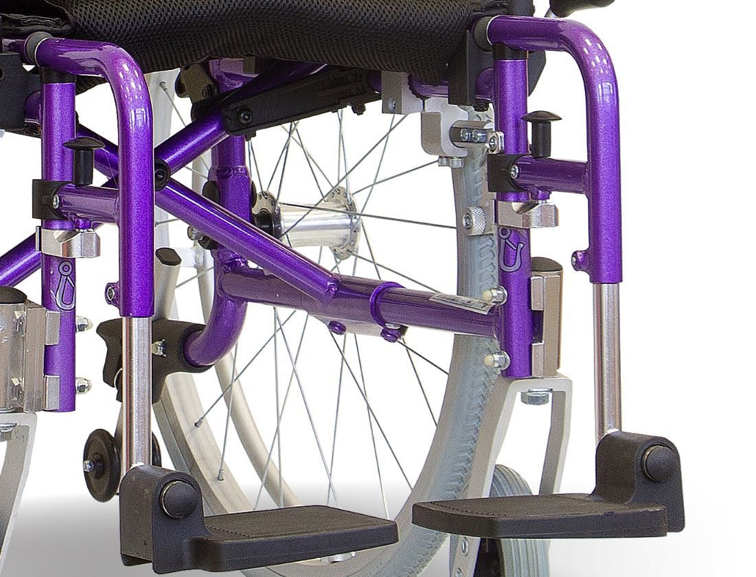 Pair Of Footplates For A Aktiv X6 Wheelchair