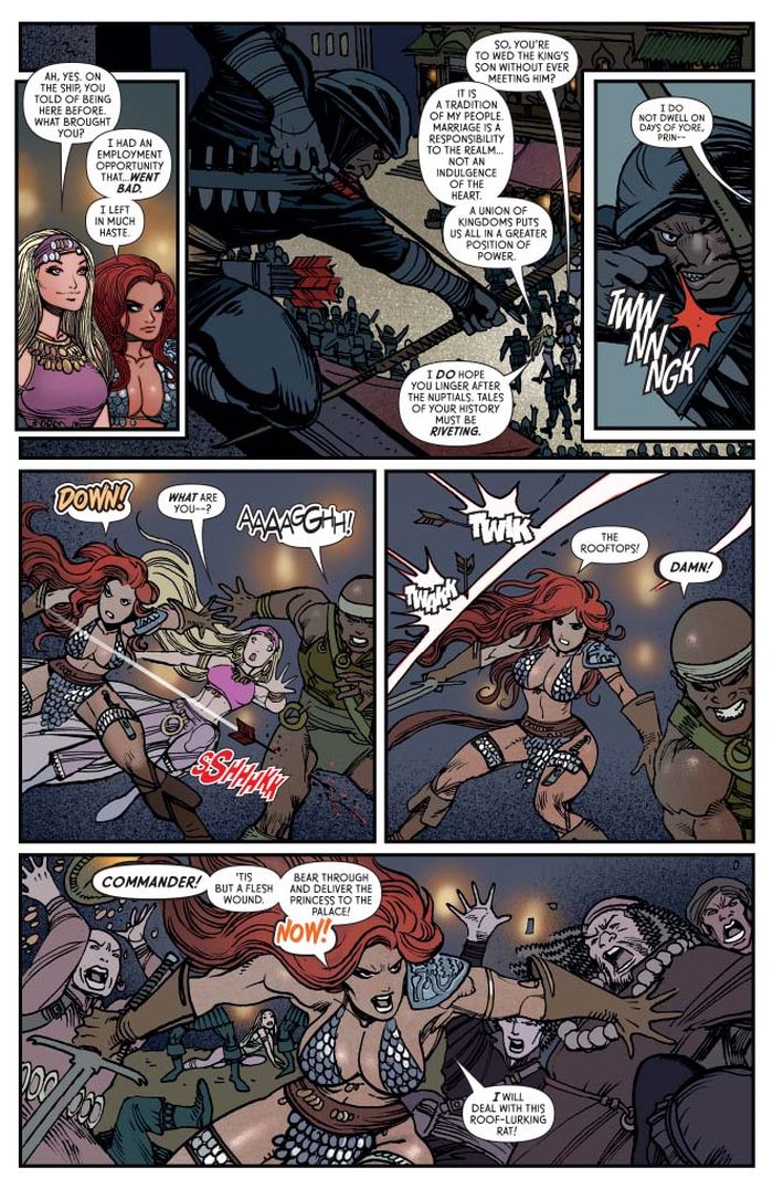 Invincible Red Sonja 2 preview First Comics News