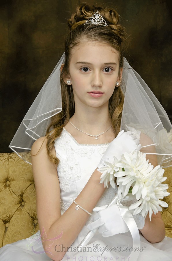 Irish Claddagh/Trinity Knot First Communion Tiara
