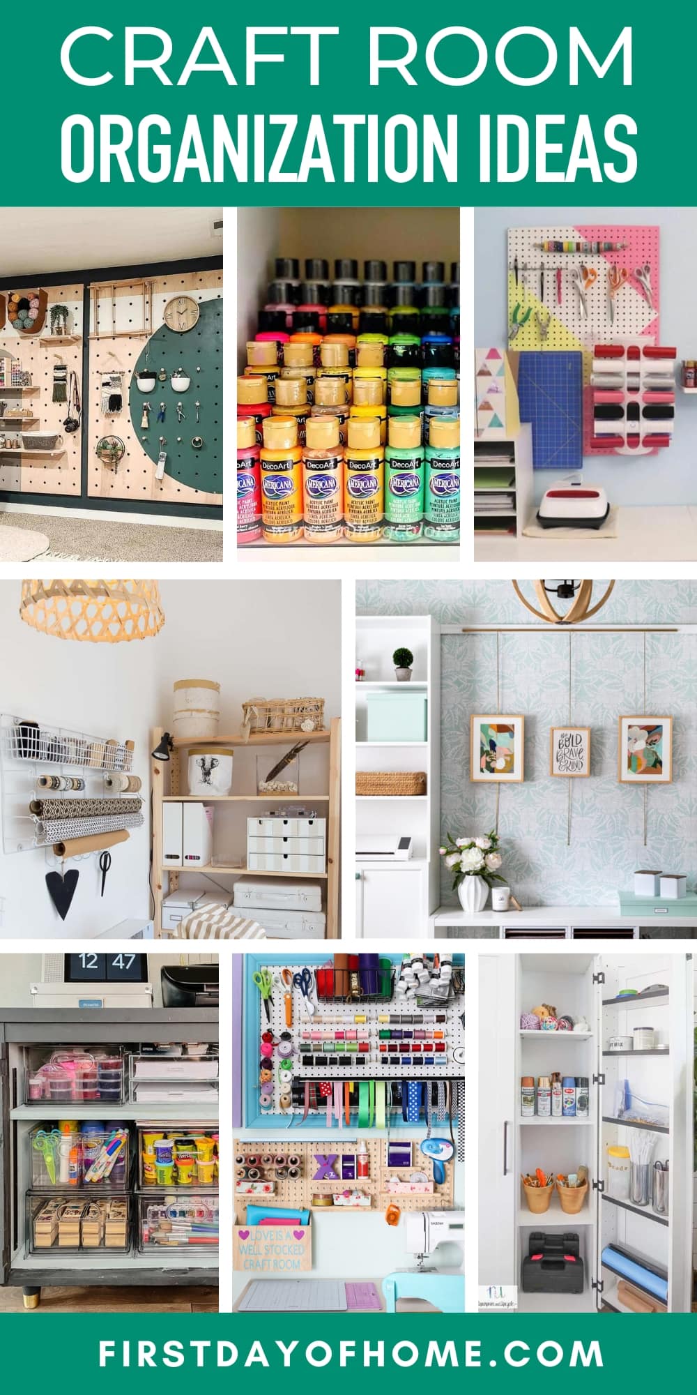 23 Amazing Craft Room Ideas First Day of Home
