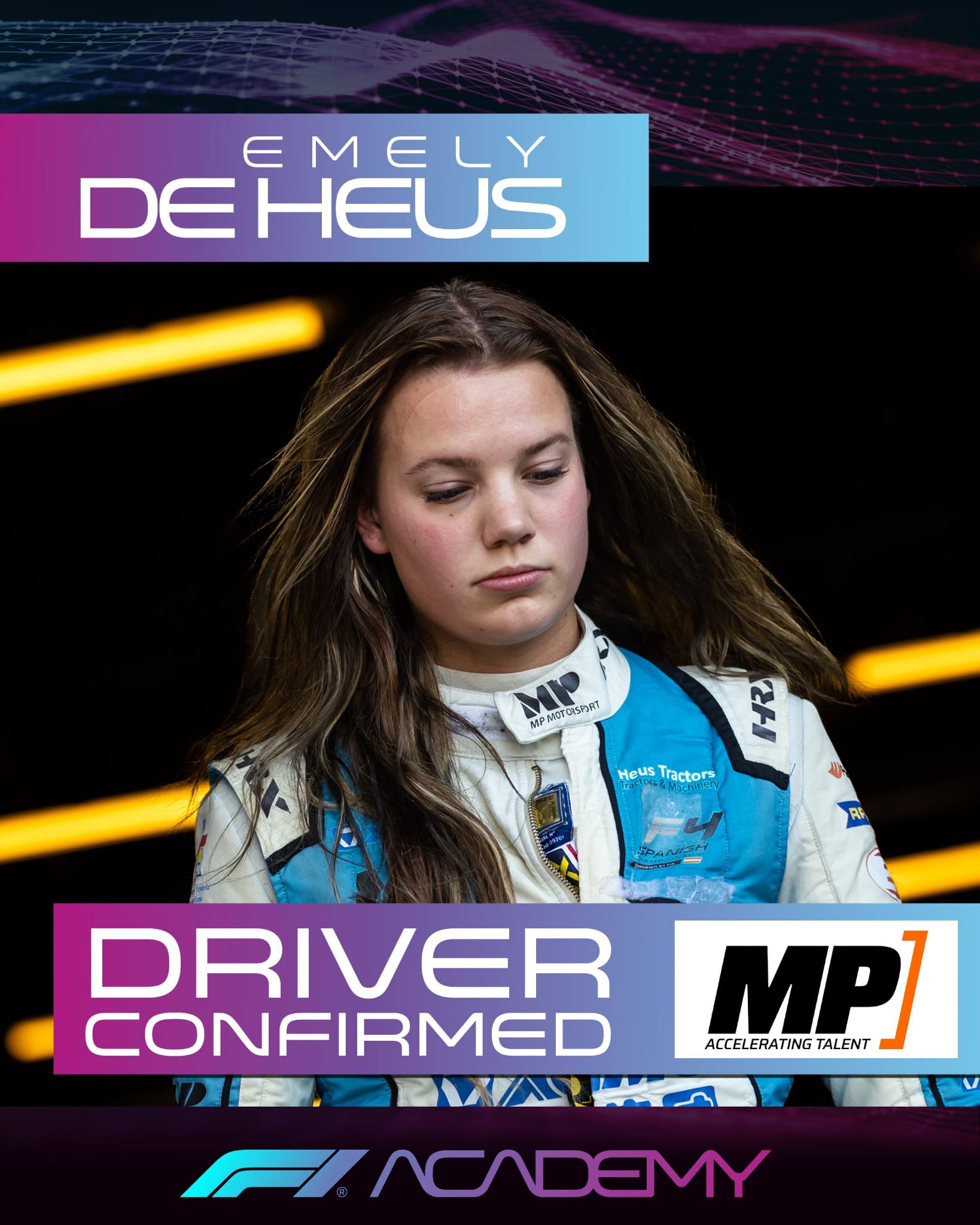 OFICIAL: Emely de Heus completa la alineación de MP Motorsport