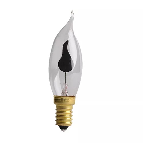 Sylvania neon kaarslamp candle bentip flicker flame 3W 230V E14 27x95mm