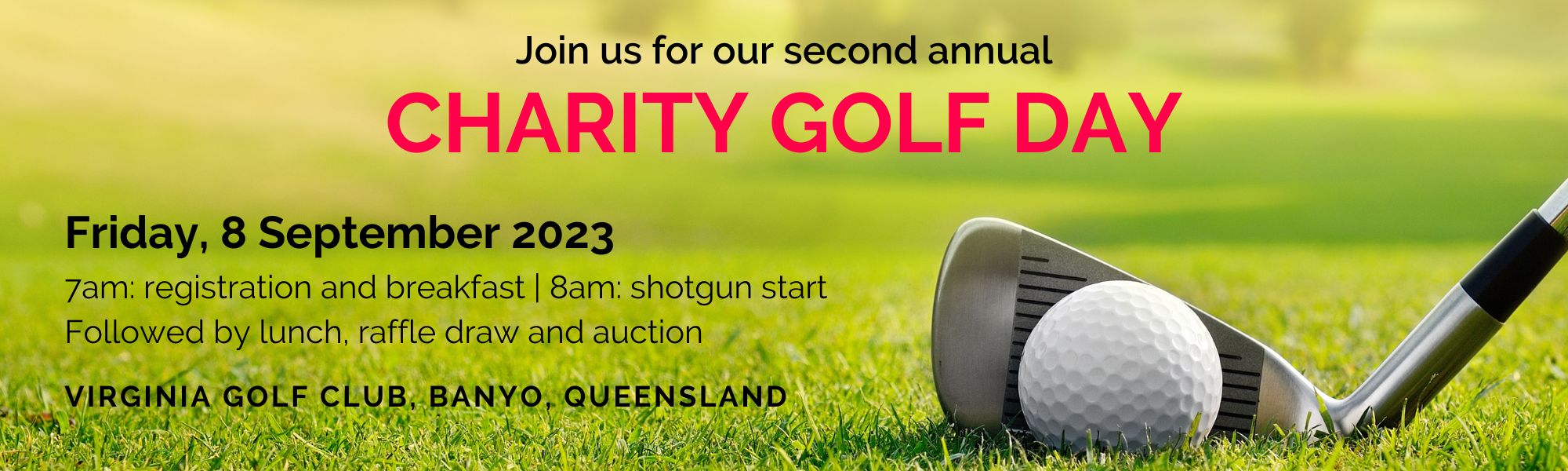 Charity golf day First Light Widowed Association