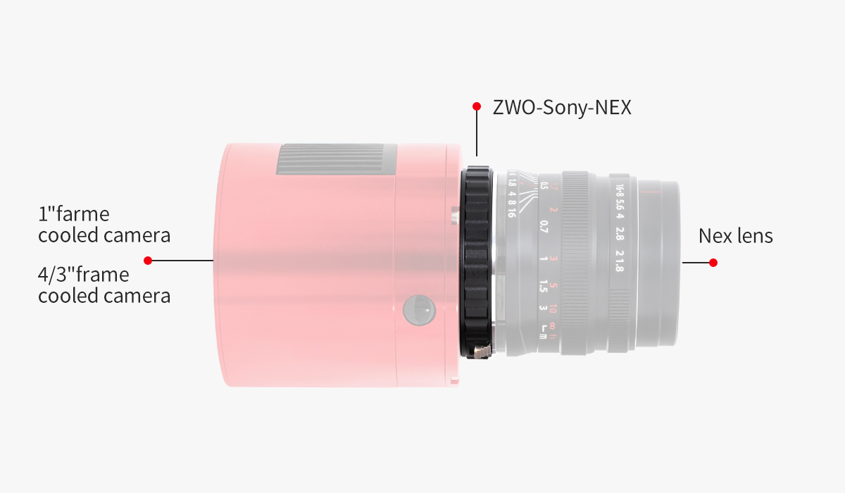 ZWO Sony Adapter for ASI Cameras First Light Optics