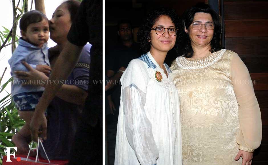 Images Aamir Khan celebrates son Azad Rao's first birthday with family