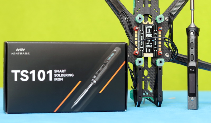 MiniWare TS101 Soldering Iron for drone projects - First Quadcopter