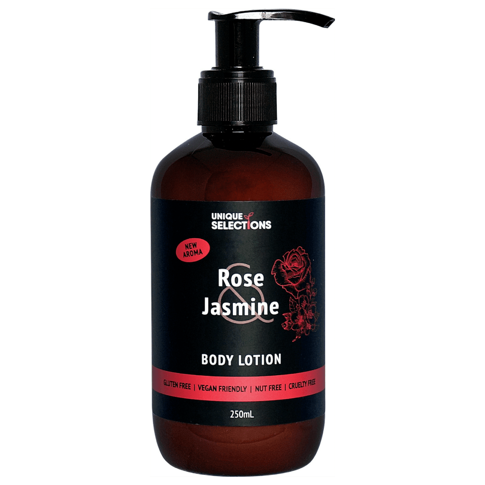 Unique Selections Rose & Jasmine Body Lotion 250ml First Ray