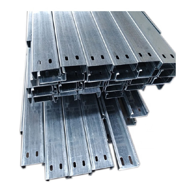 gi hot dip galvanized steel c channel purlin weight per foot