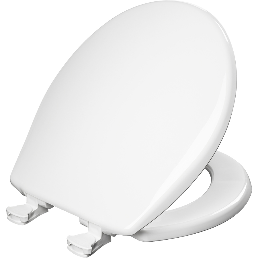 Bemis® 730EC 000 Toilet Seat With Cover, Round Bowl, Easy Clean™ Hinge