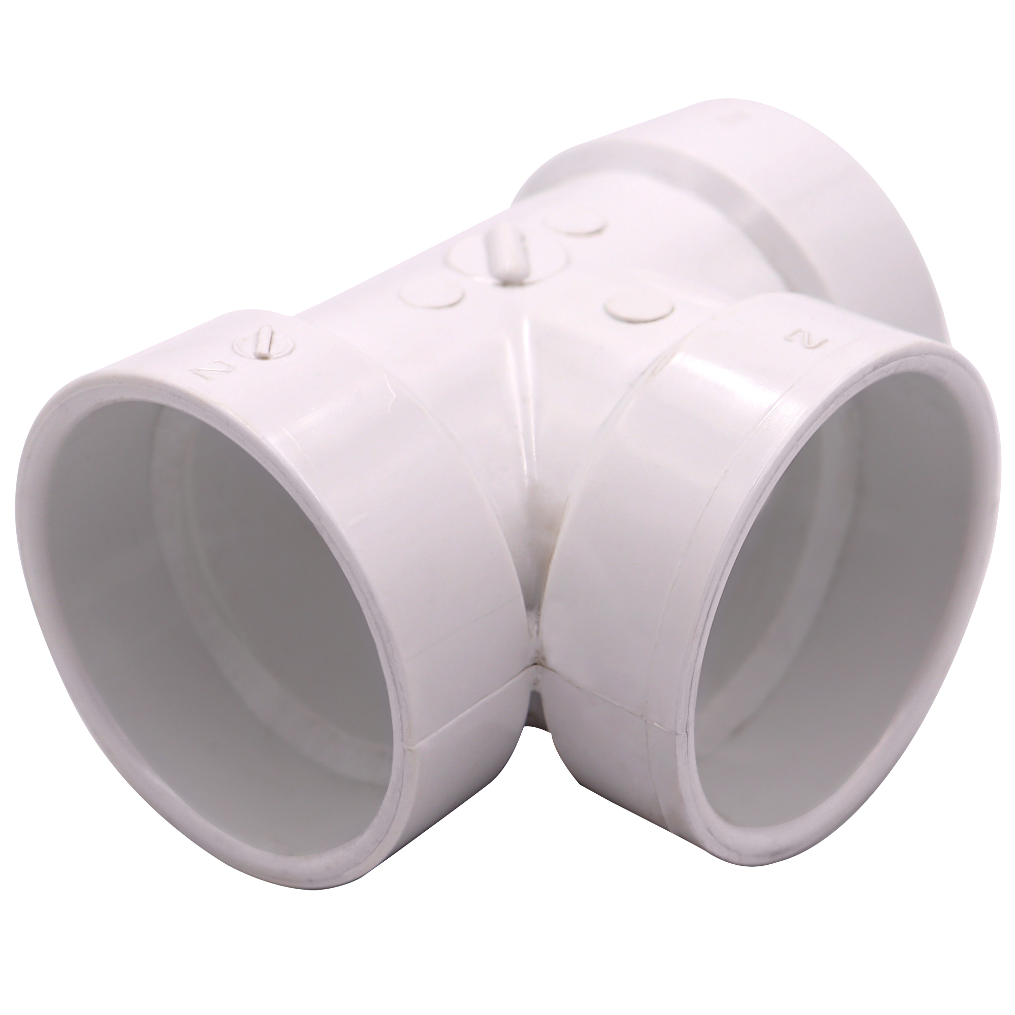 K138300 4811V DWV Vent Tee, 2 in, Hub, PVC, Domestic First Supply