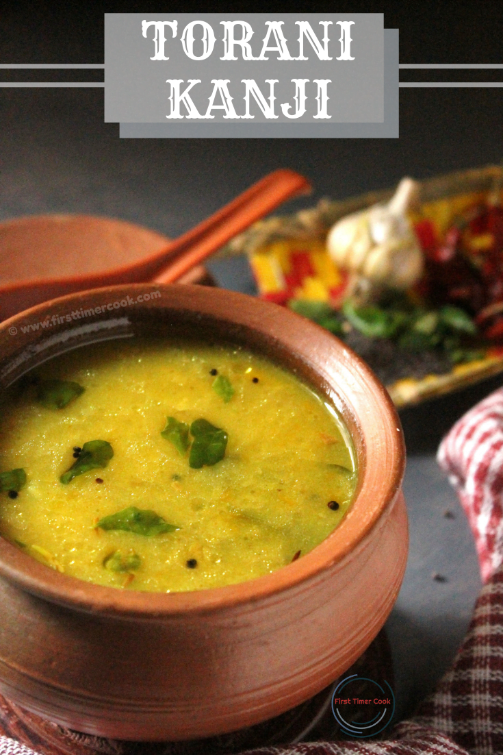 Torani Kanji Soup of Fermented Rice Water with Vegetables First