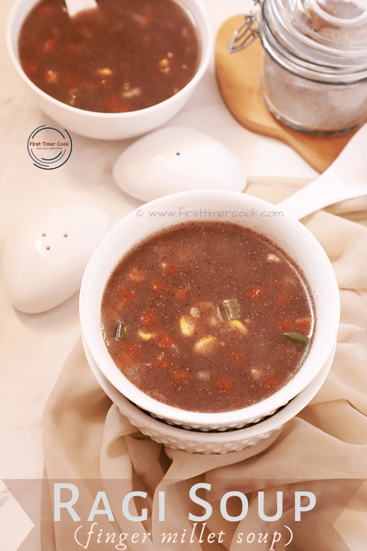 Vegetable Ragi Soup (Vegan & Gluten free) First Timer Cook