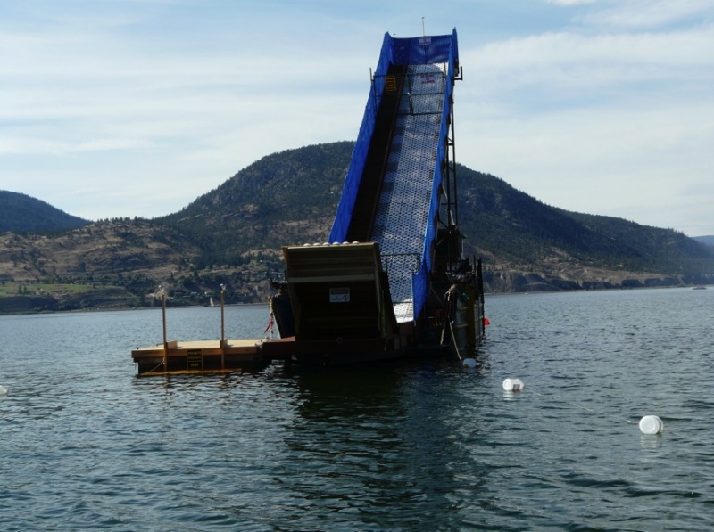 Ingenious Water Ramp Opens on Okanagan Lake This Weekend First Tracks!! Online Ski Magazine