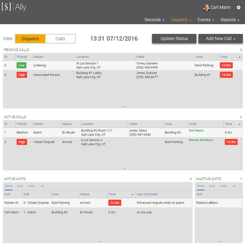 Ally Motorola Solutions Security Dispatch Software First Wireless, Inc