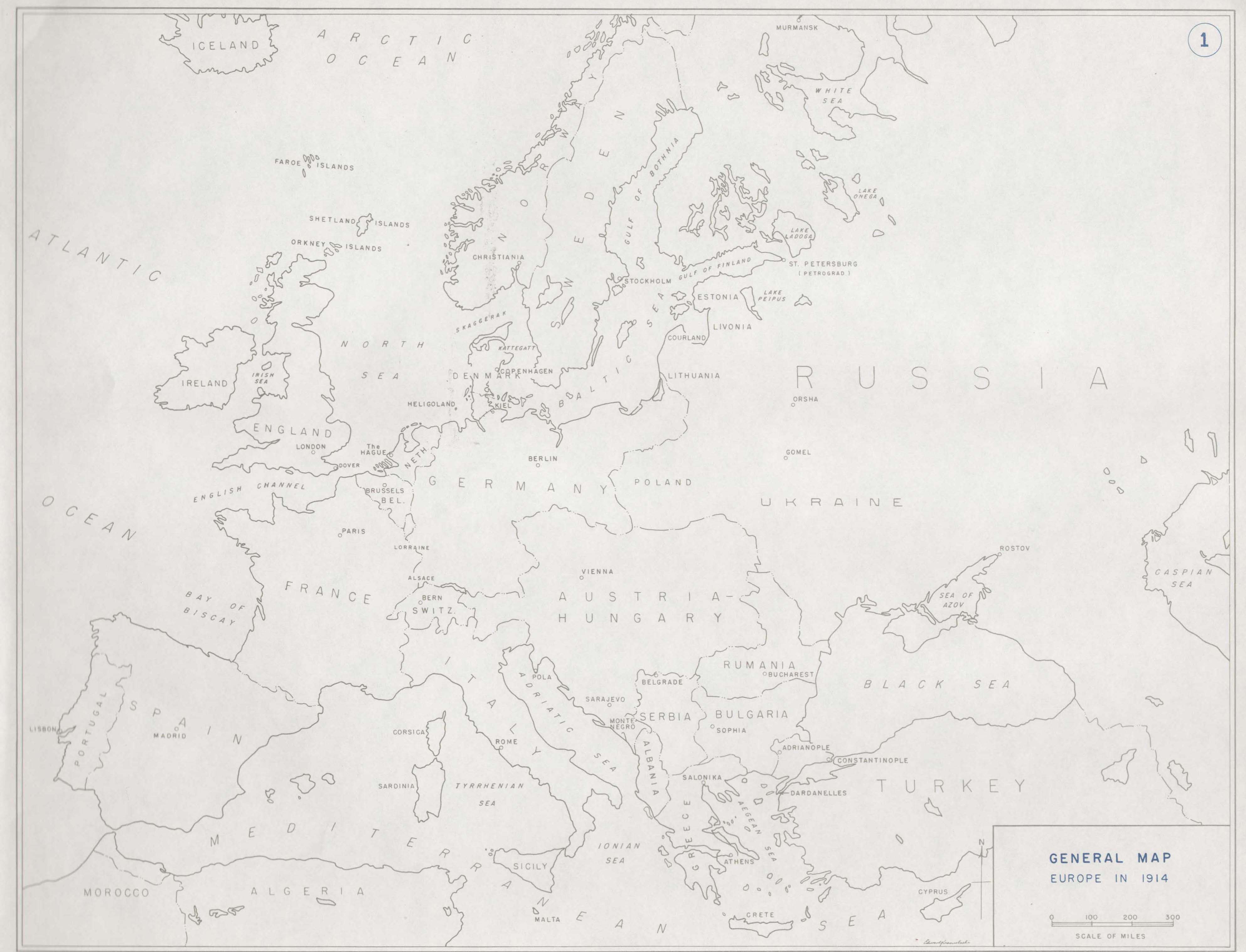 First World Battlefield Maps Europe in 1914