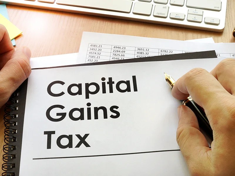 Capital gain tax on sale of property/Shares/Jewellery Online Demat