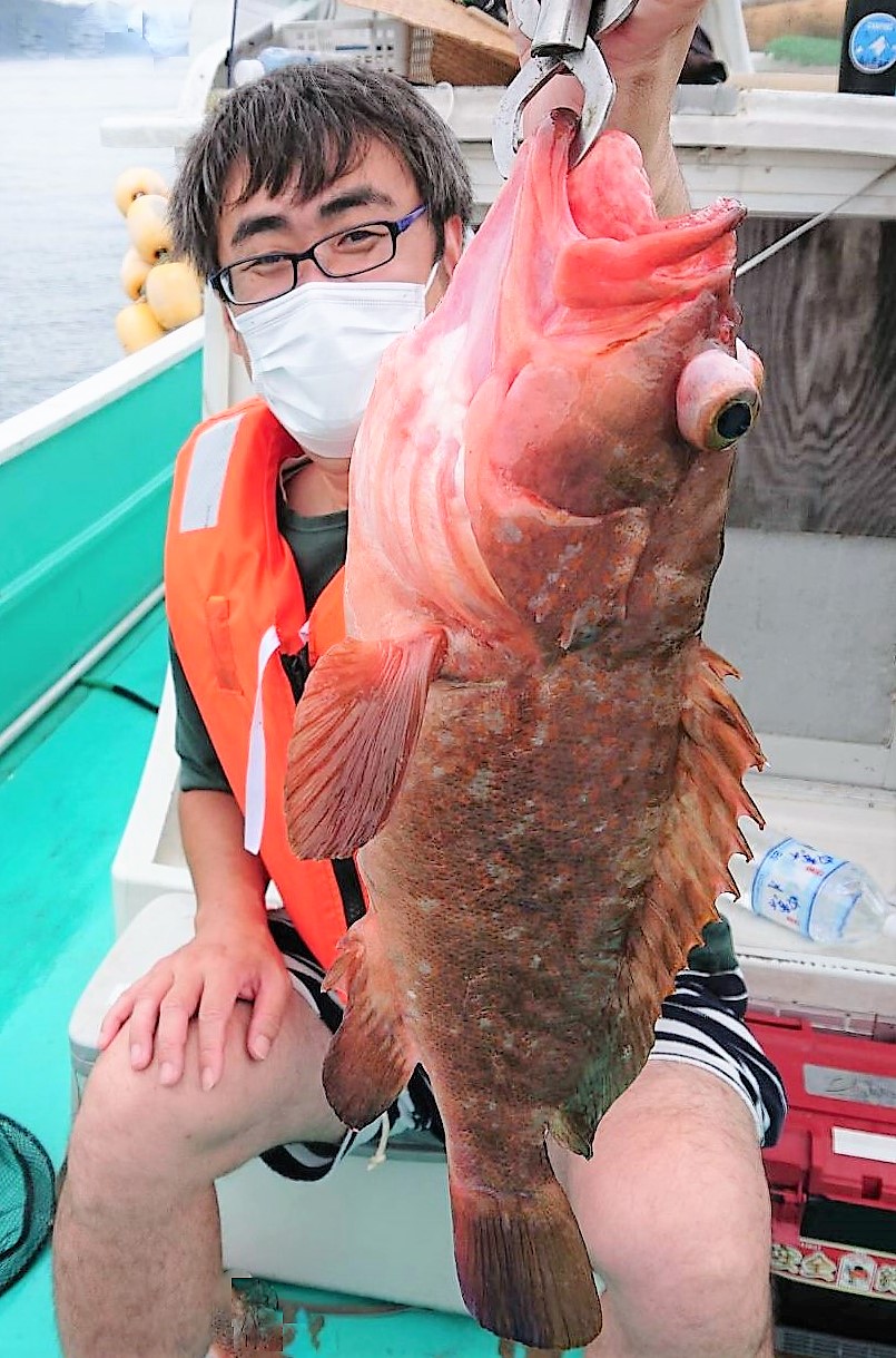 2021年7月6日 一つテンヤ、タイラバ、タイ、アコウ、カサゴ、セトダイ、グチ、クチグロ、トラハゼ、コチ、｜釣果情報｜釣果情報｜遊漁船七海