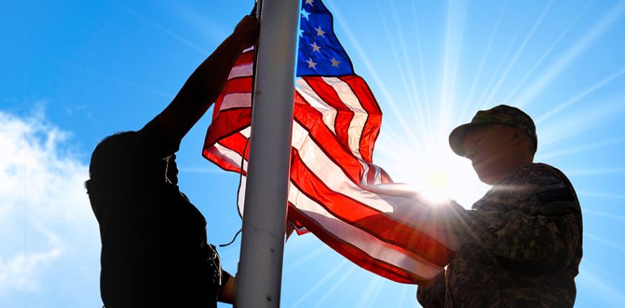 Memorial Day 2023 Events By State Memorial Day Flag Raising Ceremony Fisher's Landing Resort
