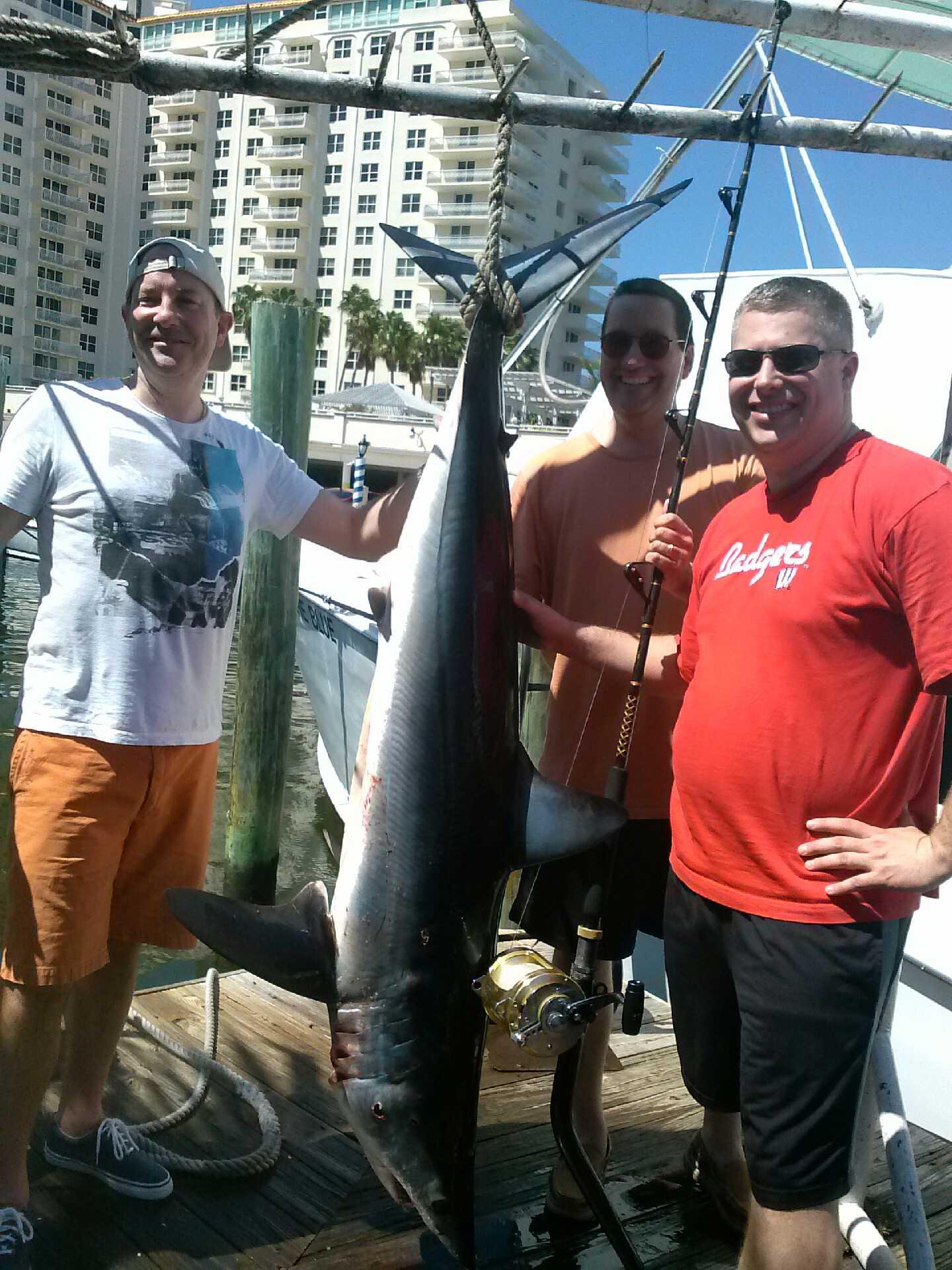 Mako Shark Caught Today on a Shark Fishing Charter Fishing Headquarters