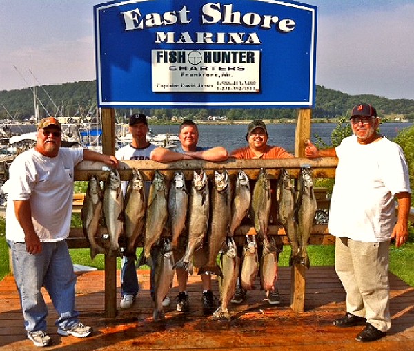 Fish Hunter Charters Frankfort Michigan Photos from 2011