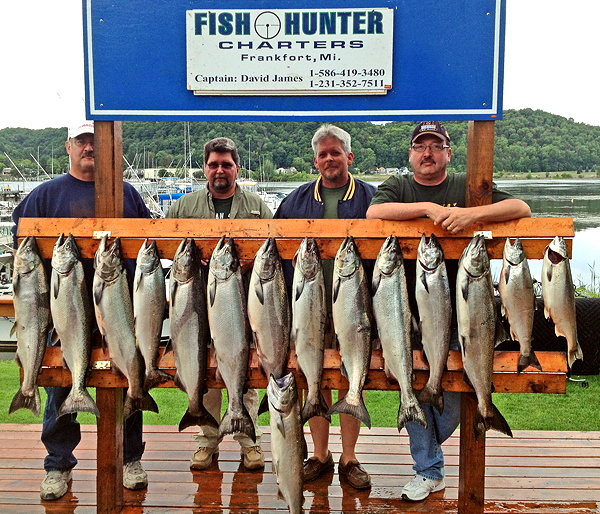 Fish Hunter Charters Frankfort Michigan Photos from 2012