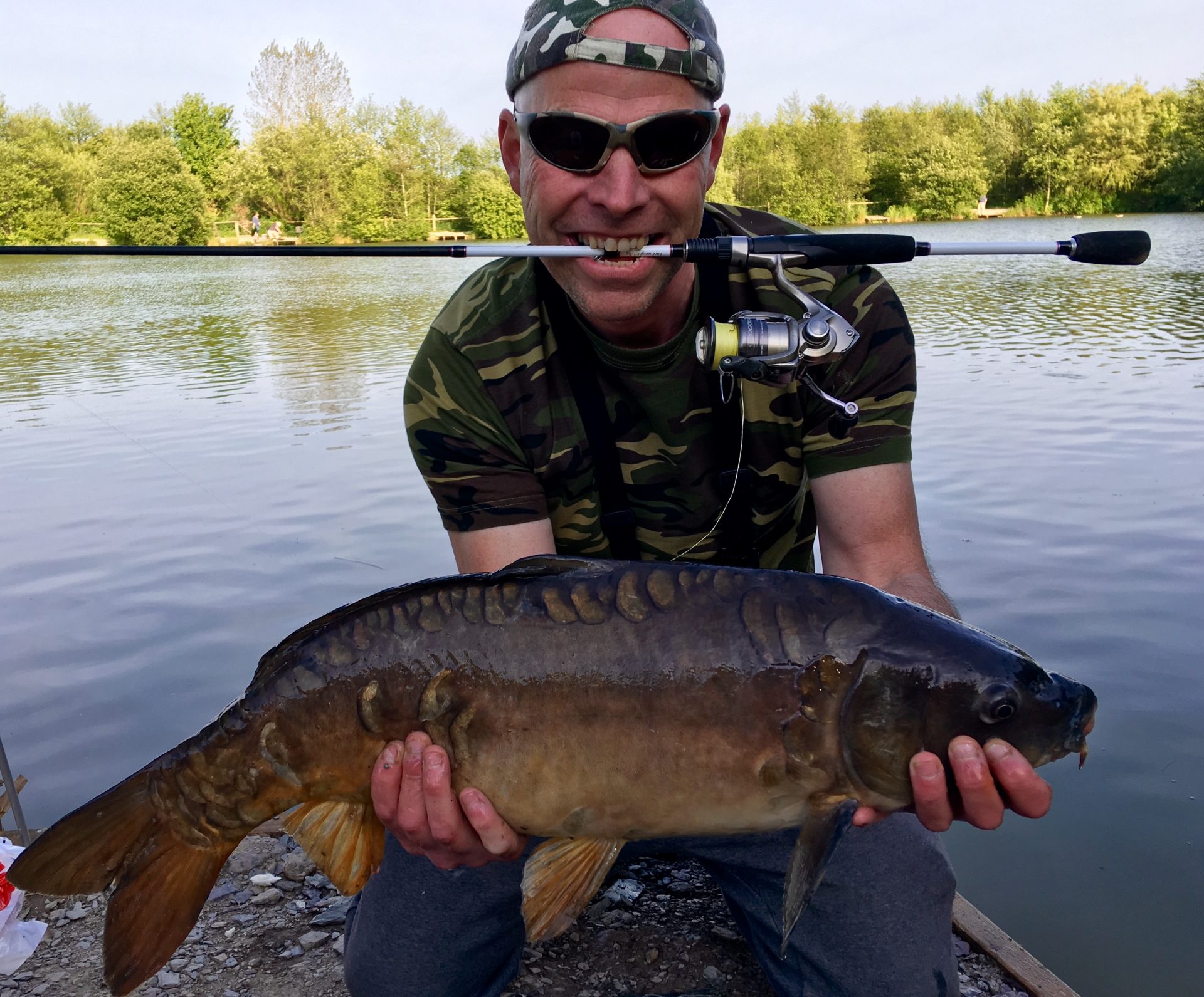 Carp off the top… Fishing Tails