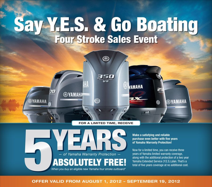 Say Y.e.s. Yahmaha Boating Event | Fish Tale Boats