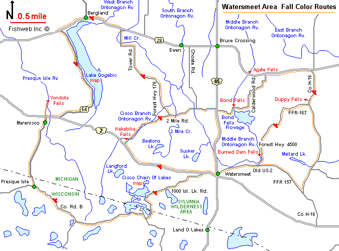 Fall Color Tour Gogebic County Michigan Interactive™