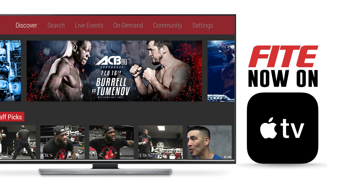 FITE App officially launches on Apple TV Today FITE